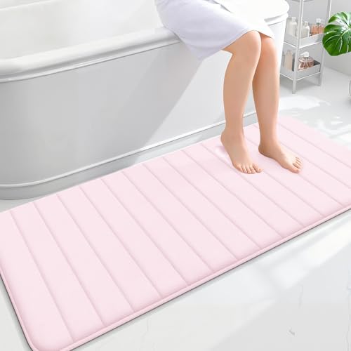 OLANLY Memory Foam Long Bathroom Rugs Runner 59x24, Super Soft Absorbent by OLANLY
