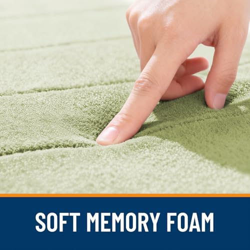 OLANLY Memory Foam Long Bathroom Rugs Runner 47x20, Super Soft Absorbent - Image 5