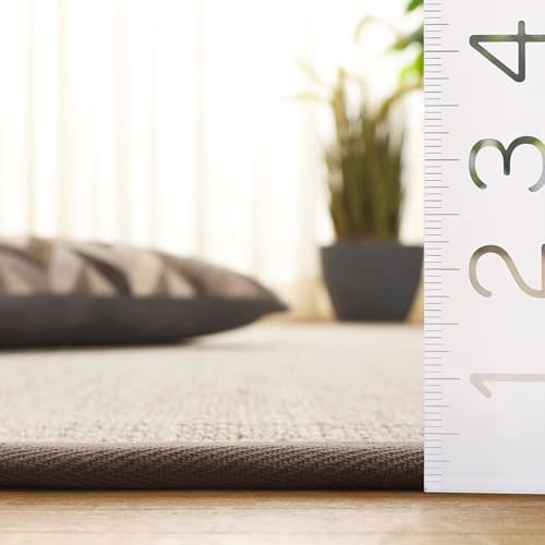 SAFAVIEH Natural Fiber Accent Rug 2x3 Textured, Marble & Khaki NF143E - Image 5