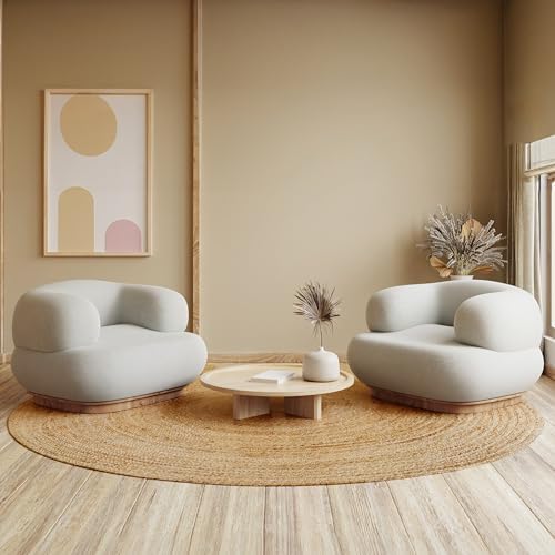 Hausattire Jute Braided Woven Area Rug 8 Feet Round - Natural - Image 5