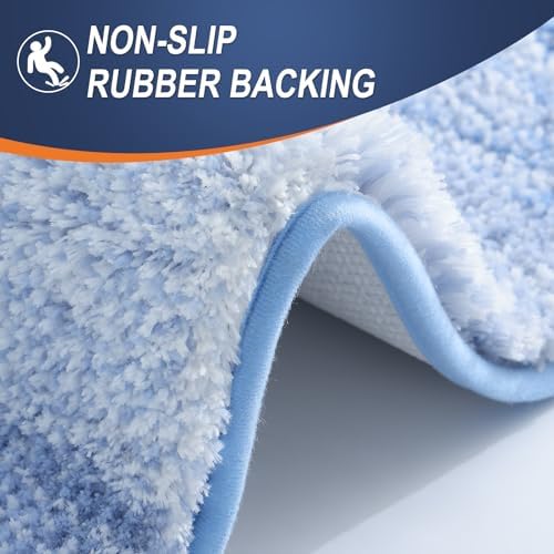 OLANLY Bathroom Runner Rug 47x17, Extra Soft Absorbent Microfiber Bath Rugs - Image 5