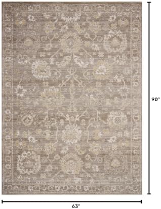 Loloi Magnolia Home Pace Taupe/Wheat 5'-3" x 7'-6" Area Rug - Image 2