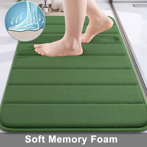 Buganda Memory Foam Bath Mat 35.4 x 24, Ultra Soft Absorbent Bathroom Rugs - Image 3