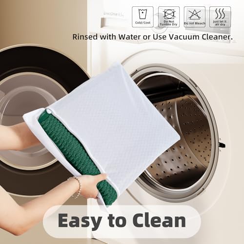 TYUU Bathroom Runner Rugs, Long Bath Mat Runner Washable Thin Quick Dry Low Pile Bathroom Runner Rugs Non Slip, Dark Green 24"x70" - Image 6