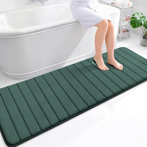 OLANLY Memory Foam Long Bathroom Rugs Runner 70x24, Super Soft Absorbent by OLANLY
