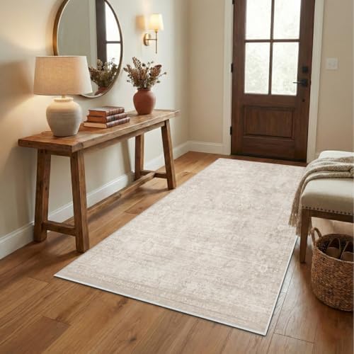 Homemate Washable Rug 4x6 Area Rugs - Vintage Rugs for Living Room by Homemate