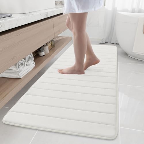 Buganda Memory Foam Bath Mat 70 x 24, Ultra Soft Absorbent Bathroom Rugs by Buganda