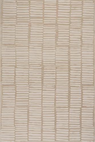 nuLOOM Kailani Cream Geometric Washable Area Rug, 3' x 5' - Image 3