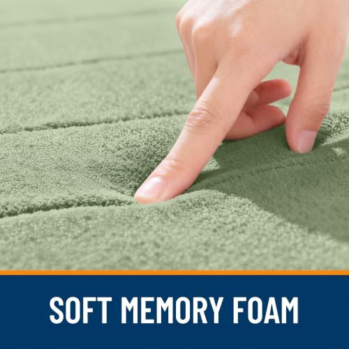 OLANLY Memory Foam Large Bath Mat 59x34, Super Soft Absorbent Bathroom Rugs - Image 5