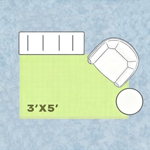 entryway Rug 3×5 Washable Green Kitchen Small Rugs - Image 7