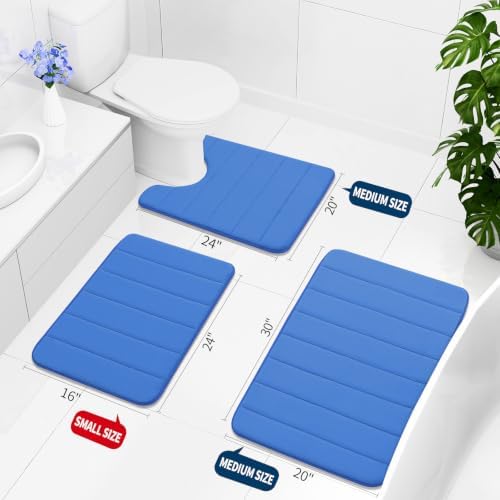 Buganda Memory Foam Bath Mat 70 x 24, Ultra Soft Absorbent Bathroom Rugs - Image 2