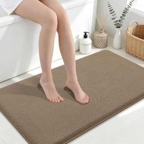 Smiry Memory Foam Bath Mat 45x27, Extra Soft Absorbent Bathroom Rugs by Smiry