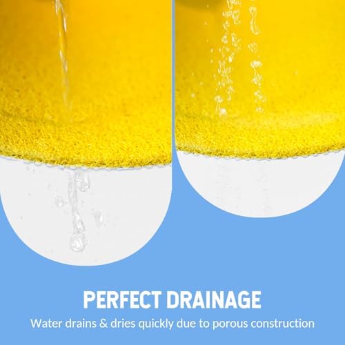 Hargiis Non-Slip Bathtub Mat, Anti Slip Shower Mat, Fast Drying Bathtub Mats, Foot Scrubber Mat, Anti Slip Mat for Tub, Floor, Bathroom, Kitchen, Home, Hotel (Yellow 40"×28") - Image 6