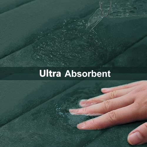 Buganda Memory Foam U-Shaped Toilet Rugs 24 x 20, Absorbent Bathroom mat - Image 5
