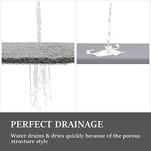 LuxStep Shower Mat Bathtub Mat Non-Slip Bath Mat with Drain, Quick Drying - Image 4