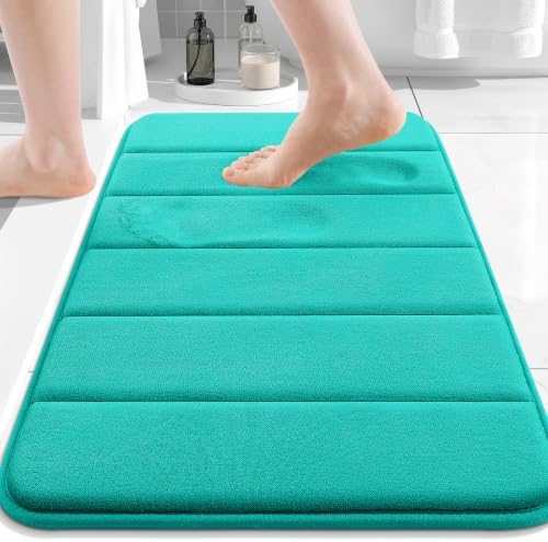 Buganda Memory Foam Bath Mat 24 x 16, Ultra Soft Absorbent Bathroom Rugs by Buganda