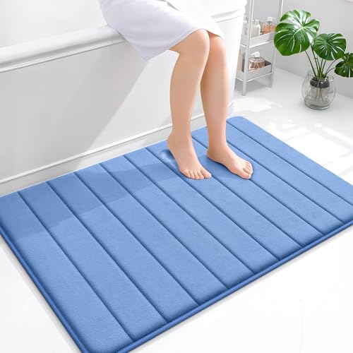OLANLY Memory Foam Large Bath Mat 44x32, Super Soft Absorbent Bathroom Rugs by OLANLY