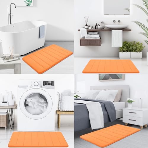 Buganda Memory Foam Bath Mat 47 x 17, Ultra Soft Absorbent Bathroom Rugs - Image 7