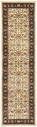 SAFAVIEH Lyndhurst Runner Rug 2'3"x8', Ivory & Black LNH212B - Image 2