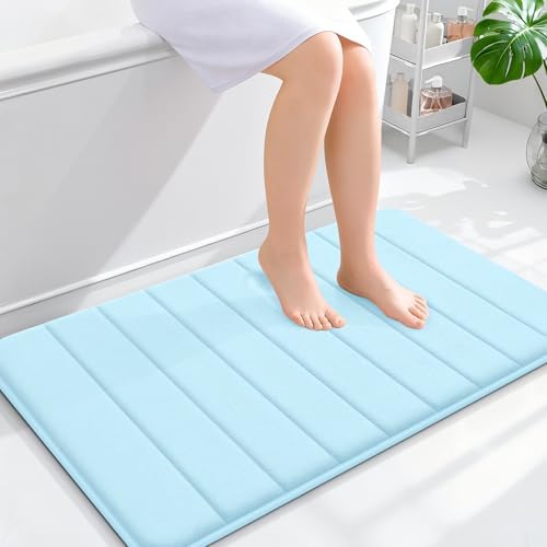 OLANLY Memory Foam Bath Mat 36x24, Super Soft and Absorbent Bathroom Rugs by OLANLY