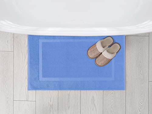 Utopia Towels Cotton Bath Mat, 21x34 in, 2 Pack, Electric Blue - Image 6