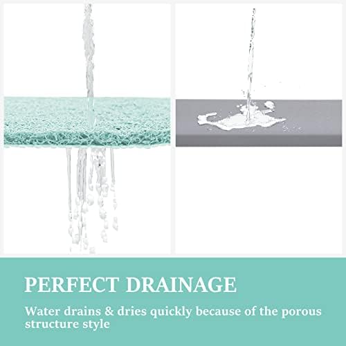 LuxStep Shower Mat Bathtub Mat,Non-Slip Bath Mat with Drain, Quick Drying - Image 6