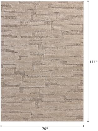 Loloi Amber Lewis Monty Taupe/Beige 6'-7" x 9'-3" Area Rug - Image 2