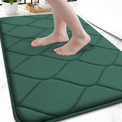 Smiry Memory Foam Bath Mat 30x20, Ultra Soft Absorbent Bathroom Rugs by Smiry