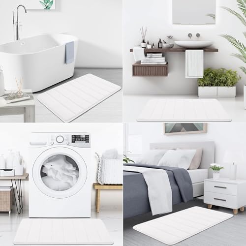 Buganda Memory Foam Bath Mat 34 x 20, Ultra Soft Absorbent Bathroom Rugs - Image 7