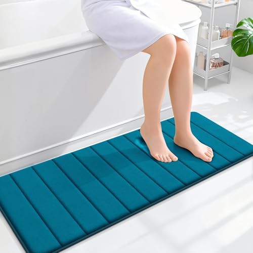 OLANLY Memory Foam Long Bathroom Rugs Runner 47x17, Super Soft Absorbent by OLANLY