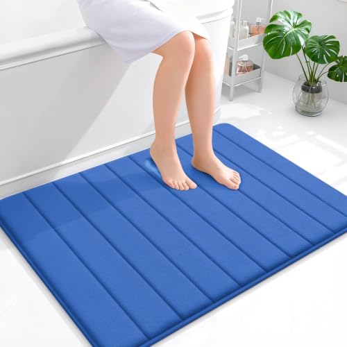 OLANLY Memory Foam Large Bath Mat 40x32, Super Soft Absorbent Bathroom Rugs by OLANLY