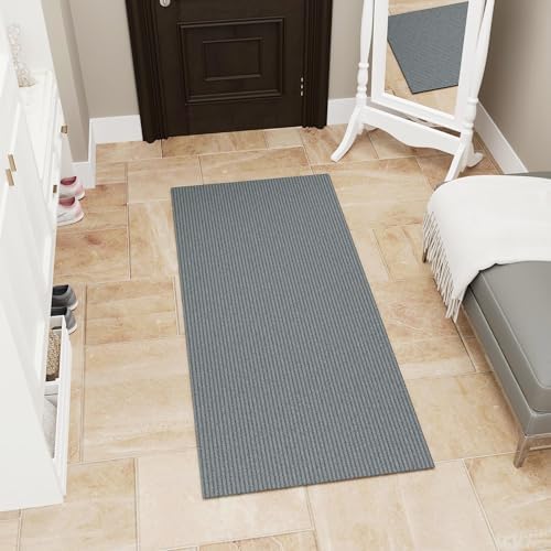 Ottomanson 2x4 Indoor Outdoor Door Mat – Non-Slip Waterproof Floor Mat by Ottomanson