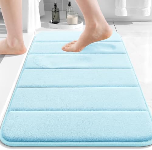 Buganda Memory Foam Bath Mat 24 x 16, Ultra Soft Absorbent Bathroom Rugs by Buganda