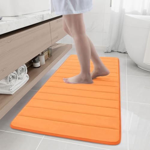 Buganda Memory Foam Bath Mat 55 x 24, Ultra Soft Absorbent Bathroom Rugs by Buganda