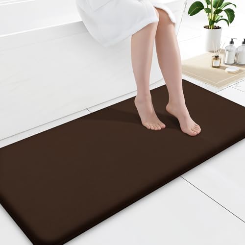 Smiry Memory Foam Bath Mat 59x20, Extra Soft and Absorbent Bathroom Rugs by Smiry