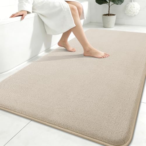 Smiry Memory Foam Bath Mat 71x47, Extra Soft Absorbent Bathroom Rugs by Smiry