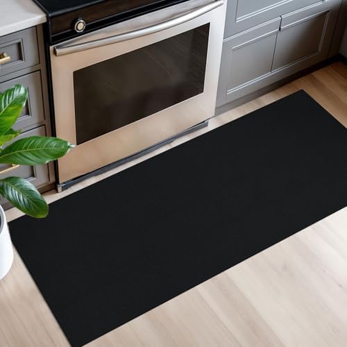 EARTHALL Washable Runner Rug, Non Slip Entry Runner, 2x5 Ft, Black Heather - Image 5