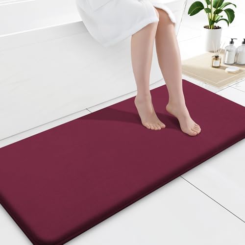 Smiry Memory Foam Bath Mat 59x20, Extra Soft and Absorbent Bathroom Rugs by Smiry