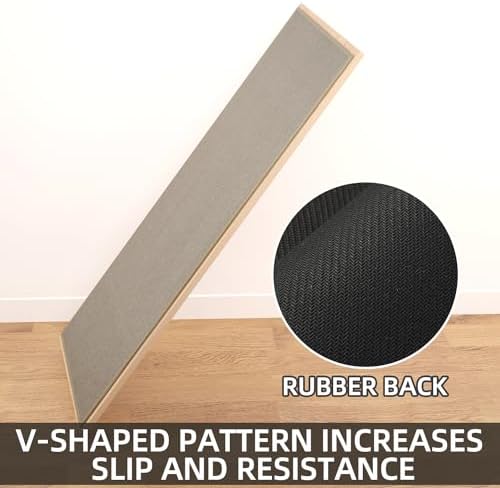 SUMLANS Kitchen Mats Set of 2 PCS for Floor, Washable Non Slip Rugs, Brown - Image 3
