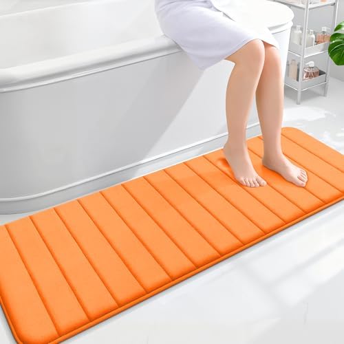 OLANLY Memory Foam Long Bathroom Rugs Runner 59x20, Super Soft Absorbent by OLANLY