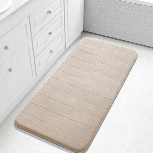 Yimobra 44"x24" Long Bath Mat, Super Soft Memory Foam Bathroom Rug by Yimobra