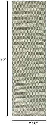 SAFAVIEH Courtyard Outdoor Runner Rug 2'3"x8', Dark Green CY8022-32221 - Image 2
