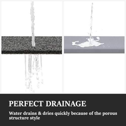 LuxStep Shower Mat Bathtub Mat Non-Slip Bath Mat with Drain, Quick Drying - Image 6
