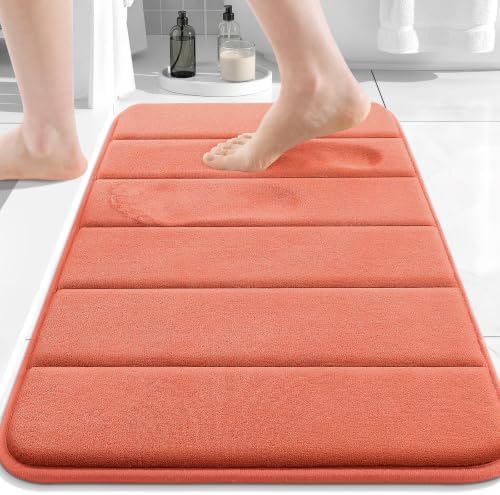 Buganda Memory Foam Bath Mat 24 x 16, Ultra Soft Absorbent Bathroom Rugs by Buganda