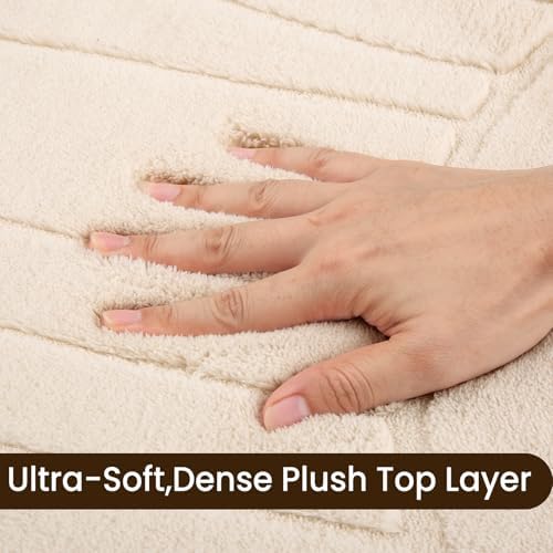 Sour Lemon 10x14 Area Rugs for Living Room Bedroom, Large Carpet White Rug - Image 2