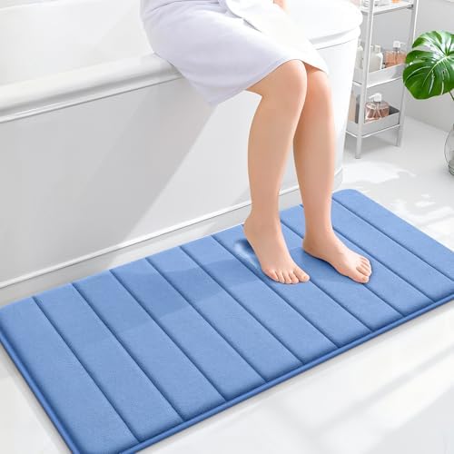 OLANLY Memory Foam Long Bathroom Rugs Runner 44x20, Super Soft Absorbent by OLANLY
