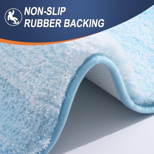 OLANLY Bathroom Runner Rug 47x20, Extra Soft Absorbent Microfiber Bath Rugs - Image 5