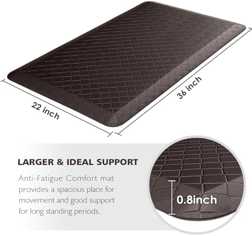 HappyTrends Kitchen Floor Mat - 4/5 Inch Thick Anti-Fatigue Kitchen Rug - Image 2