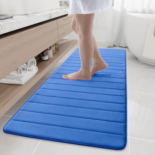 Buganda Memory Foam Bath Mat 70 x 24, Ultra Soft Absorbent Bathroom Rugs by Buganda
