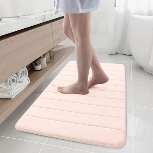 Buganda Memory Foam Bath Mat 44 x 24, Ultra Soft Absorbent Bathroom Rugs by Buganda